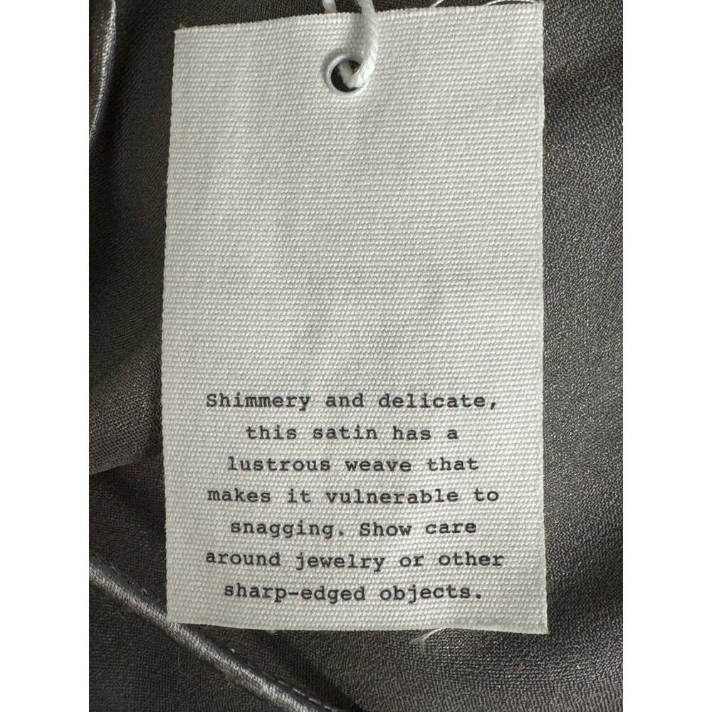 NWT Madewell The Layton Midi Slip Dress in Metallic Recycled‎ Satin Size 2 - Picture 12 of 16
